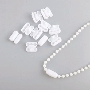 10Pcs Plastic Roller Blinds Pull Cord Connector Curtain Chain Kits White - Picture 1 of 12