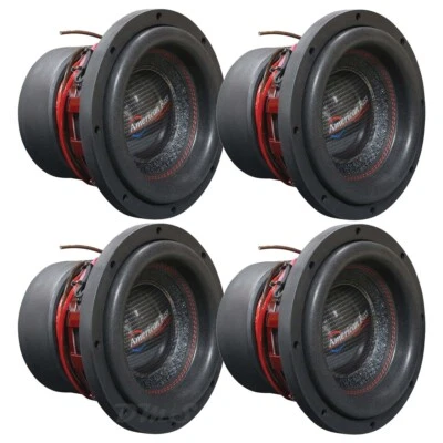 (4) American Bass HAWK1044 | 10 Inch 3000W DVC 4 Ohm Car Audio Subwoofers 10in. - Image 1 of 4