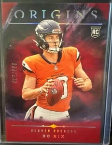 ⏫️📈 BO NIX /149 2024 PANINI ORIGINS RC ROOKIE RED GOLD HOLO FOIL ROY FINALIST - Picture 1 of 8