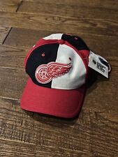 VTG Y2K Detroit Red Wings Hat Mens Red Adjustable Snapback NHL Zephyr Cap