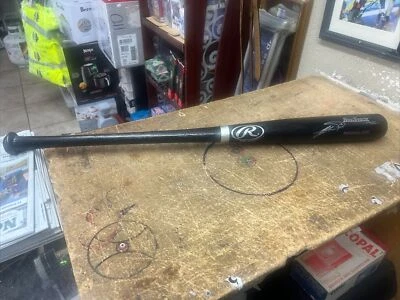 Jeff Kent #12 Autograph Signed Baseball Bat - Rawlings Black Big Stick - Image 1 of 4