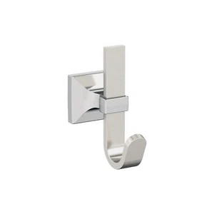 Amerock HBX36686G1026 | Burbank Single Prong Decorative Wall Hook | Satin Nic... - Picture 1 of 8
