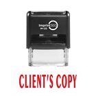 AS-IMP1001 - Client S Copy, Heavy Duty Commerical Quality Self-Inking Rubber ...