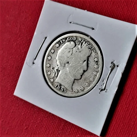 1899-S Barber Half Dollar Cover