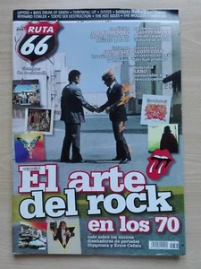 REVISTA RUTA 66 – ‘’ESPECIAL EL ARTE DEL ROCK EN LOS 70’’. WITH BERNARD FOWLER.. - Imagen 1 de 5