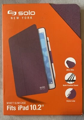 SOLO NEW YORK - WYATT SLIM CASE for IPAD 10.2" mauve purple - Image 1 of 4