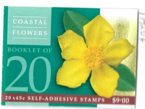 AUSTRALIA SCOTT #1742DF 1999 COASTAL FLOWERS- COMPLETE BOOKLET OF 20 - MINT NH - Picture 1 of 1