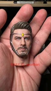 TM008A Iron Man Tom Cruise 1/6 Scale Head Sculpt for 12" Male Action Figure Body - Picture 1 of 4