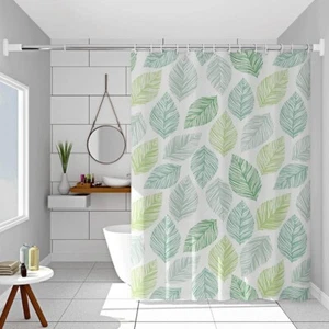 Shower Curtain 200/240 Drop, 200x240 Drop cm, PEVA Extra Long Wet Room Bathtub C - Picture 1 of 8