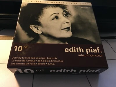 EDITH PIAF - Adieu Mon Coeur 10 CD BOX SET - Image 1 of 2