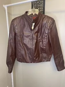 Bergman’s vintage leather bomber style jacket - Picture 1 of 11