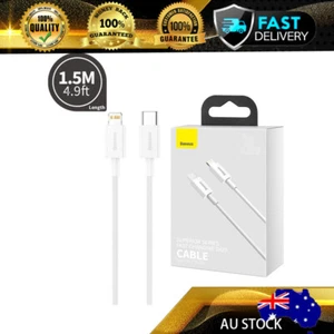 Baseus Superior Series Fast Charging Data Cable Type-C to iP PD 20W 1.5M - Picture 1 of 7