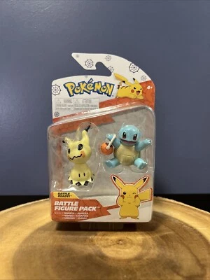 Jazwares Pokemon MIMIKYU & SQUIRTLE Halloween Figuras Batalla Pack Nintendo ¡NUEVO! Foto 1 de 4