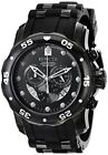 Invicta Men 6986 Pro Diver Collection Chrono Black Dial Black Polyurethane Watch
