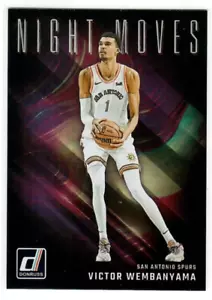 2024-25 Panini Donruss Victor Wembanyama #23 Night Moves Spurs Case Hit SSP - Picture 1 of 2