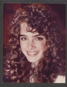 Brooke Shields - Foto firmada autógrafa color 8x10 - Blue Lagoon - Imagen 1 de 2