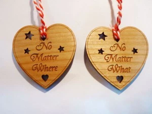 No Matter Where, No Matter When - Pair Friendship Decorations Best Friends Gift - Picture 1 of 3
