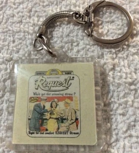 Request Who's Got The Winning Straw Right For Cool Comfort Key Ring Key Chain - Imagen 1 de 4