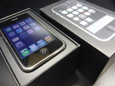iPhone 3G 8GB schwarz black  in OVP Apple MB490DN/A RARITÄT gepflegt und sauber - Bild 1 von 4