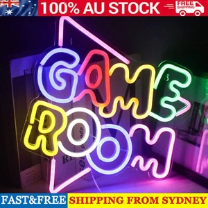 Game Room LED Neon Sign Bright Color Decorat Gaming Room Bedroom Living Room Bar - Picture 1 of 10
