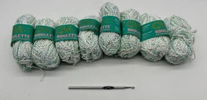 8 agujas de ganchillo vintage Columbia-Minerva Ruleta 93 yardas E2376 Seagull Boye - Imagen 1 de 7