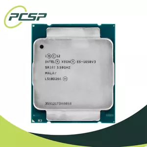 Intel Xeon E5-1650 v3 SR20J 3.5GHz 15MB 6-Core LGA2011-3 CPU Processor - Picture 1 of 2