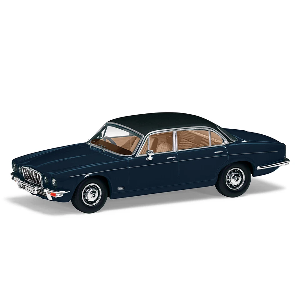 Corgi Jaguar XJ6 Series 2 Dark Blue 1:43 Diecast Model VA13906 - Image 1 of 1