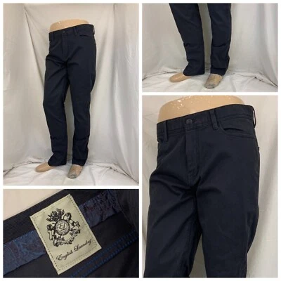 English Laundry Pants 34x33 Blue Cotton Stretch Flat Front Straight YGI P2-556 - Image 1 of 4