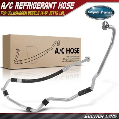 Conjunto de manguera de línea de succión de aire acondicionado para Volkswagen Beetle 14-17 Jetta 14-15 L4 1,8 L Foto 1 de 4