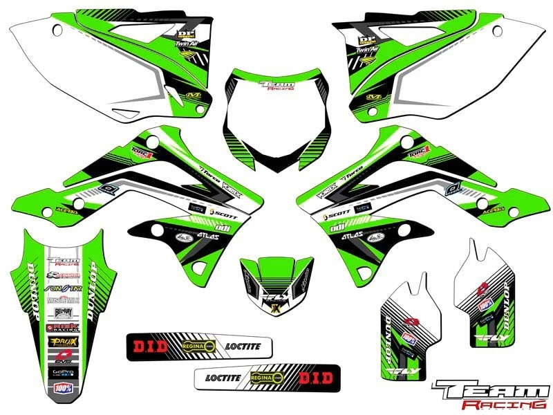 2013-2015 KAWASAKI KXF 450 GRAPHICS DECALS STICKERS KX 450F KX450F KXF450 2014 - Image 1 of 1
