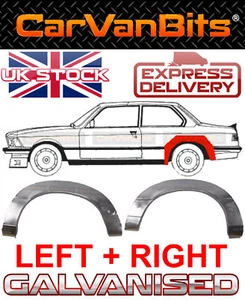 PAR DE PANELES EXTERIORES ÓXIDO PARA BMW 3 E21 75-83 2 PUERTAS ARCO DE RUEDA TRASERA - Imagen 1 de 9