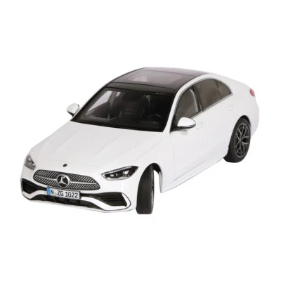MERCEDES BENZ C CLASS W206 2021 OPALITE WHITE BRIGHT NZG 1022/41 1/18 METAL - Imagen 1 de 4