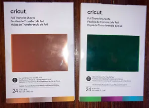 21 Cricut Foil Transfer Sheets 24ct (11 Jewel Samplers, 10 Metallic Samplers) - Picture 1 of 6