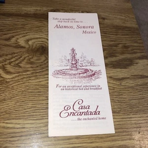 Casa Encanta - Alamos Sorora Mexico B&B Prospekt ca. 1990er Jahre - Bild 1 von 3