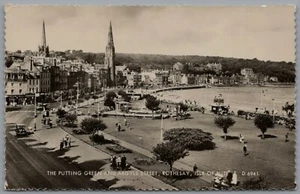 Rothesay Argyle Street Bute Real Photo Scotland Vintage Valentines RPPC Postcard - Picture 1 of 2