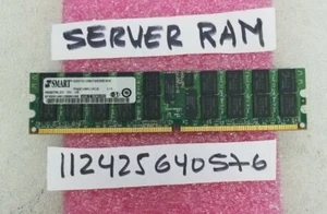 4GB DDR2 PC2 DDR2 PC2-5300P 5300P 240PIN QUAD RANK 4RX8 128X8 ECC-REG RDIMM - Picture 1 of 1