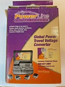 CONVERTISSEUR DE TENSION DE VOYAGE POWER GLOBAL POWER BOX NEUF INUTILISÉ - Photo 1/5