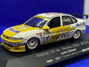Onyx 1/43 Vauxhall Vectra BTCC 96 John Cleland numero auto 1 molto raro - Foto 1 di 13