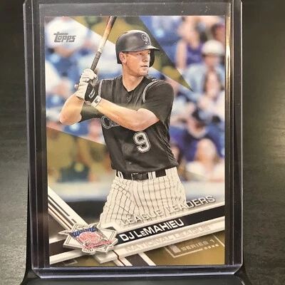 DJ LEMAHIEU 0892/2017 SP 2017 Topps Gold Colorado Rockies #81 - Image 1 of 4