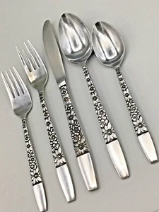 Spring Lake Hanford Forge HF Engraved FLORAL Choose - Choice Stainless Flatware  - Picture 1 of 15