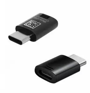 Samsung Micro USB to USB Type-C Adapter Connector for Samsung Galaxy S9 S8 - Picture 1 of 3