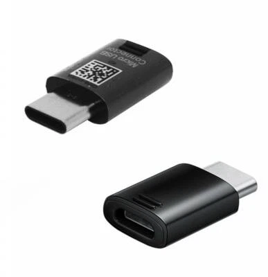 Conector Adaptador Samsung Micro USB a USB Tipo-C para Samsung Galaxy S9 S8 Foto 1 de 3