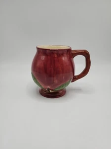 Franciscan "Apple" Sculptured Footed Mug - 14 Ounce - Portugal Back Stamp - Picture 1 of 4