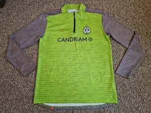 FOREST GREEN ROVERS Quarter Zip Football Training Jumper Top - Size: EXTRA LARGE - Picture 1 of 3