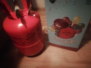 Partyfactory 6,8L Ballongas Flasche Helium, Luftballon, Metallflasche, LEER   - Bild 1 von 1