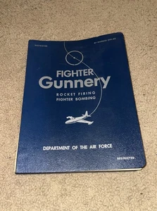 1950 AF Manual 335-25 Fighter Gunnery Rocket Firing Fighter Bombing Book - Picture 1 of 8