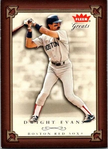 2004 Fleer Greats of the Game #31 Dwight Evans - Picture 1 of 2