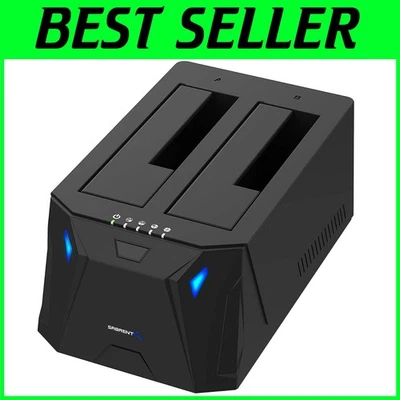 Dual Bay Hard Drive Docking Station for 2.5/3.5in SATA - Image 1 of 4