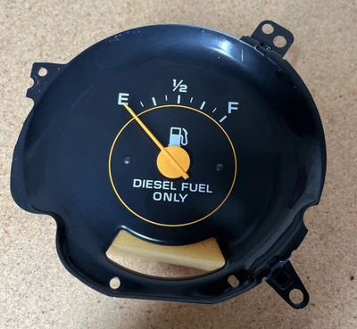 79-90 GOLD LINE CAMIÓN CHEVROLET/GMC CLÚSTER SUBURBANO CALIBRE DE COMBUSTIBLE DIÉSEL Foto 1 de 4