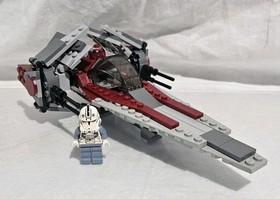 Lego Star Wars Set #6205 V-wing Fighter Complete No Box Or Manual 